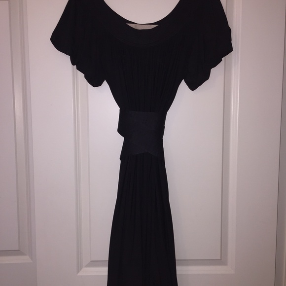 Malandrino Couture Black Silk Stunning Vintage Dress - Picture 3 of 12